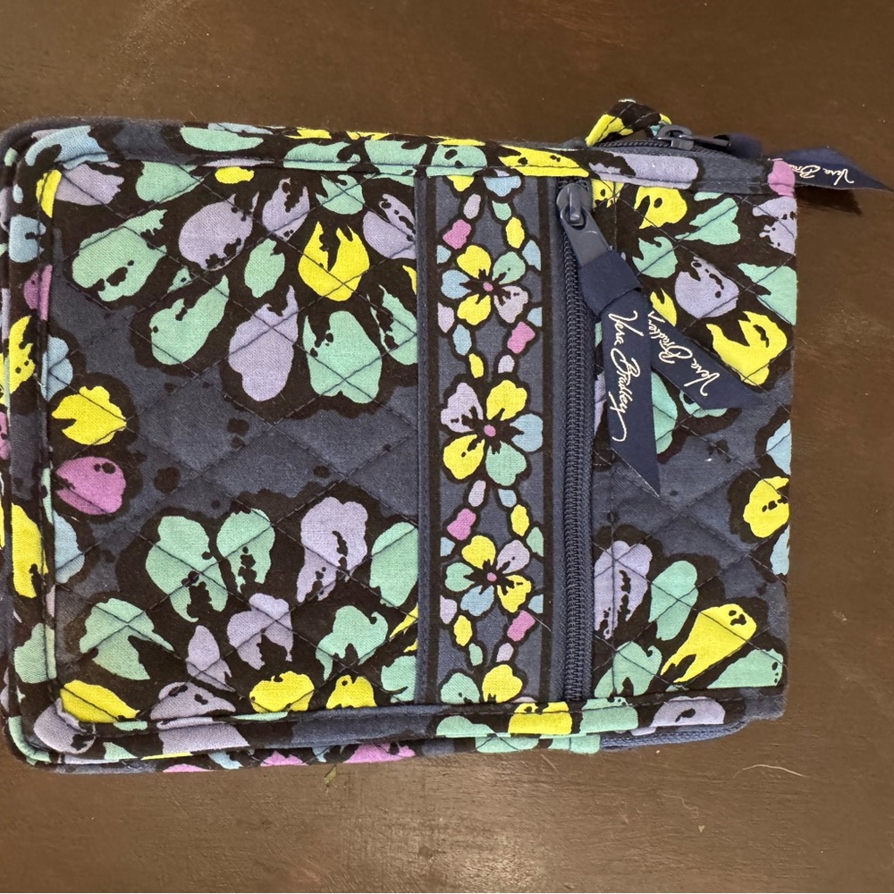 Vera Bradley Blue Floral Clutch